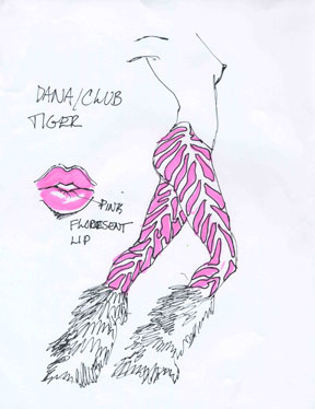 070 Hot Pink Zebra