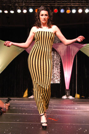 079 Striped Tube Dress